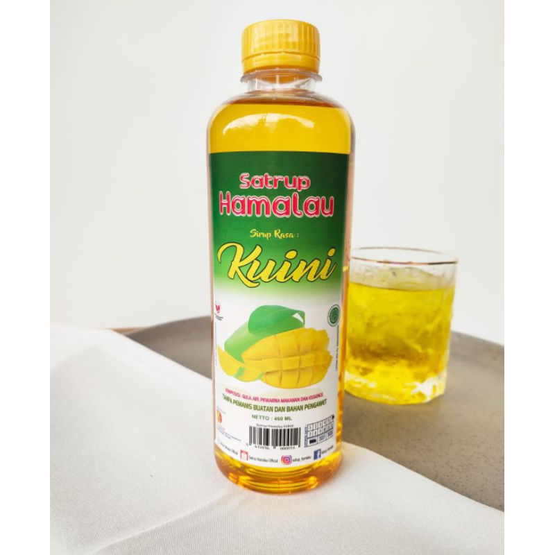 

Satrup Hamalau Sirup Rasa Kuini/Mangga Kweni 460ml - Sirup Asli Kandangan, Sirup Selera Banua!