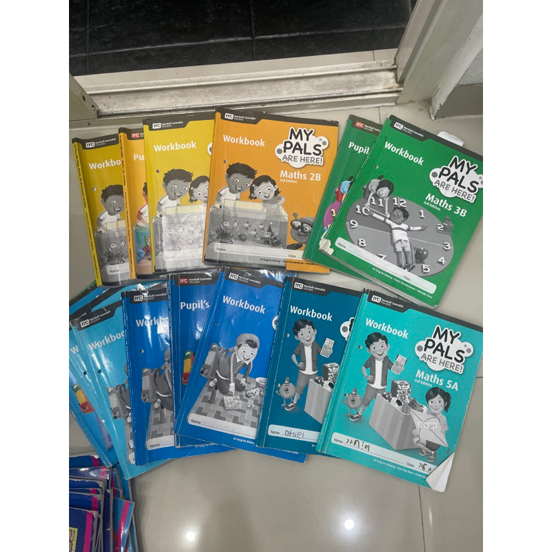 My Pals are here Math + workbook 2A,2B,3B,4A,4B,5A,5B Bekas original