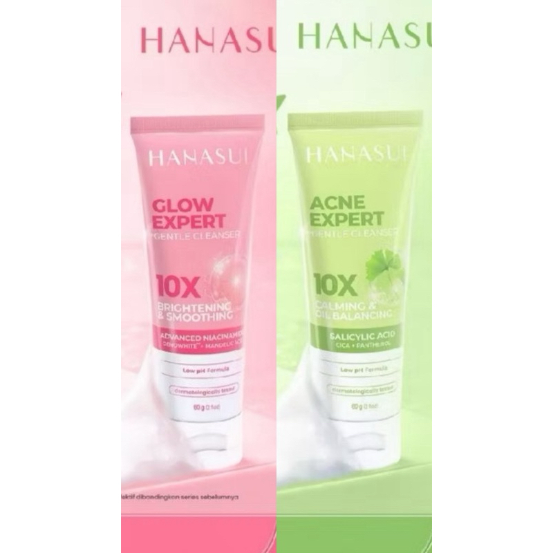 HANASUI GLOW EXPERT | HANASUI ACNE EXPERT | HANASUI FACIAL WASH (FREE GIFT