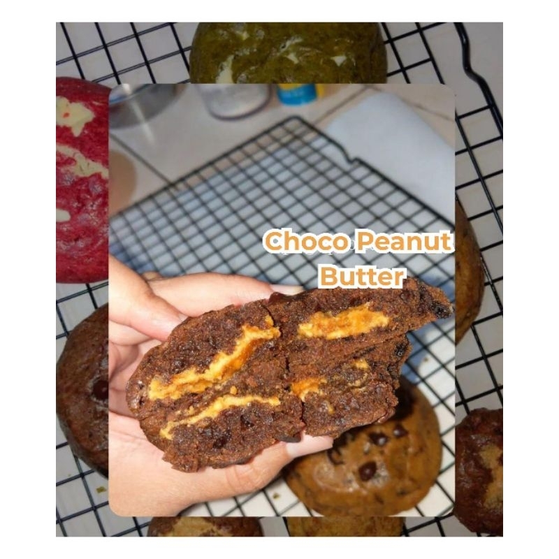 

Choco Peanut Butter (MIN 3 PCS BOLEH MIX) soft cookies