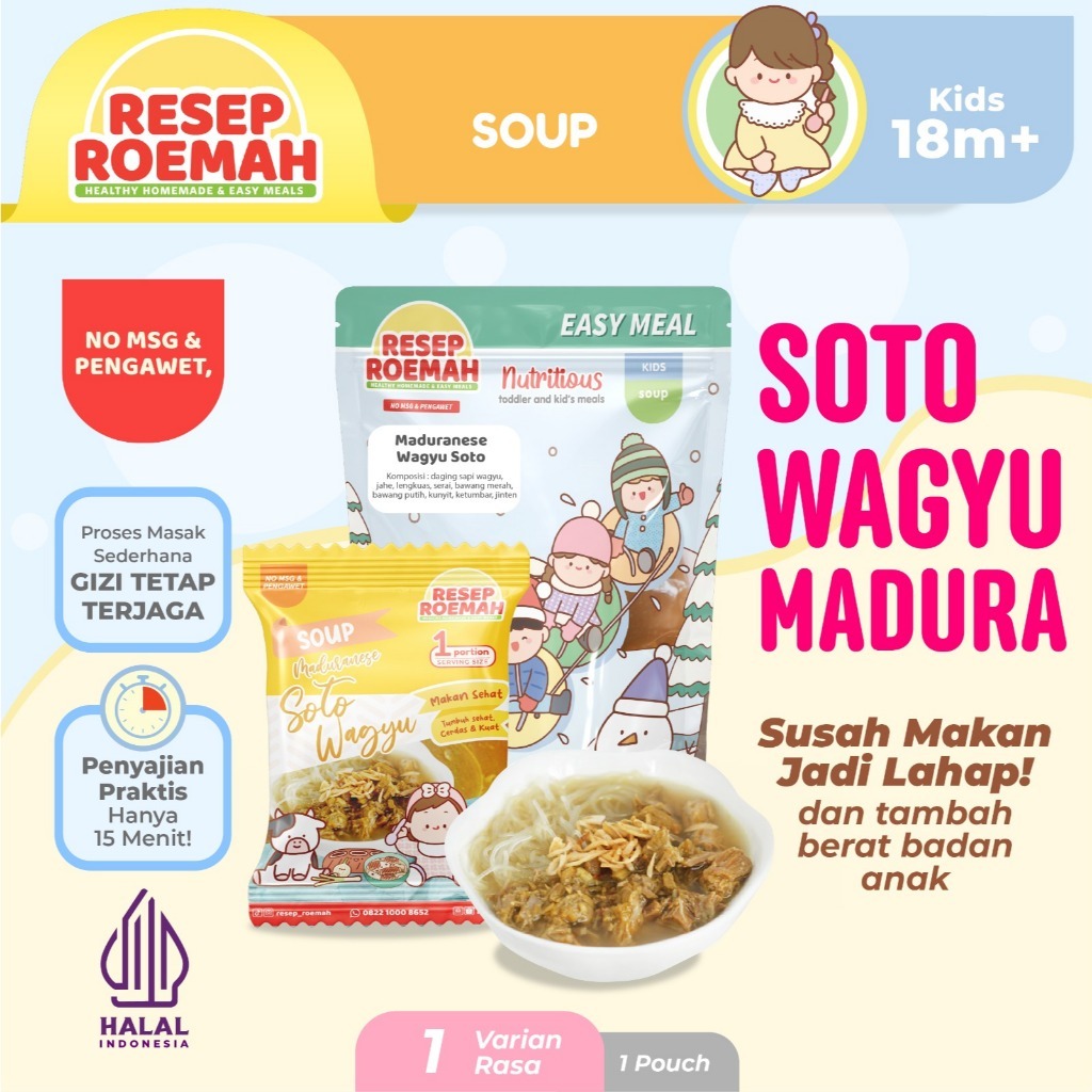 

Resep Roemah Soto Wagyu Madura / Maduranese Wagyu Soto / Kids Healthy Frozen Food / No MSG