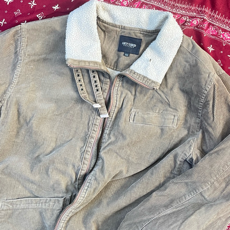 CORDUROY SHERPA JACKET - GET USED VINTAGE