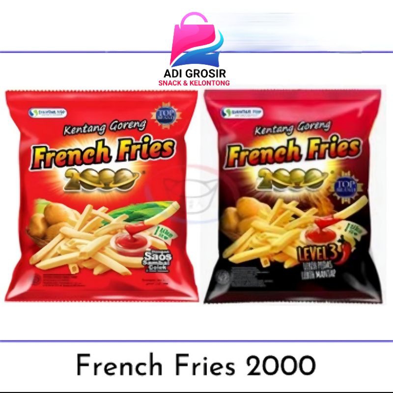 

FRENCH FRIES 2000 Renceng Kentang Goreng isi 10 pcs
