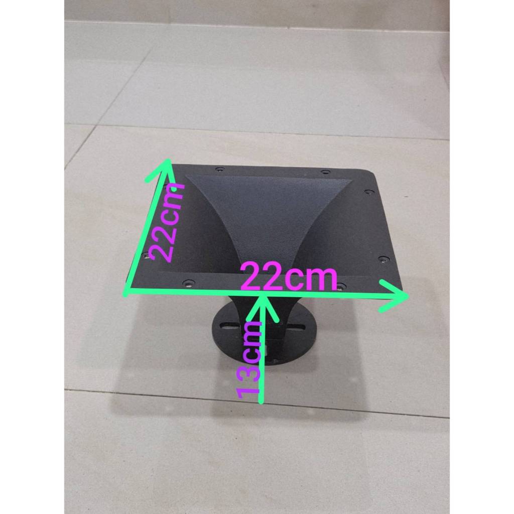 horn tweeter corong 22x22 bahan full besi