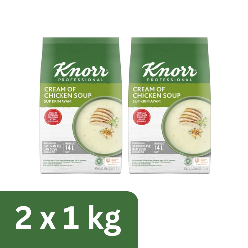 

Knorr Sup Krim Ayam Pouch 1Kg Twinpack