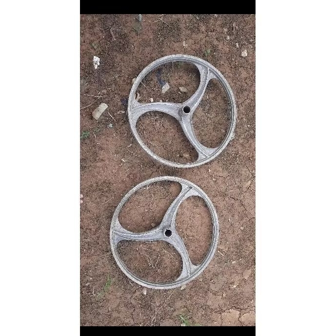 velg sepasang pelek sepeda bmx os minion aloy palang 3, velg sepeda bmx 20 aloy