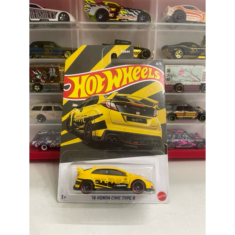 hotwheels 16' honda civic type r kuning annyversery series civic