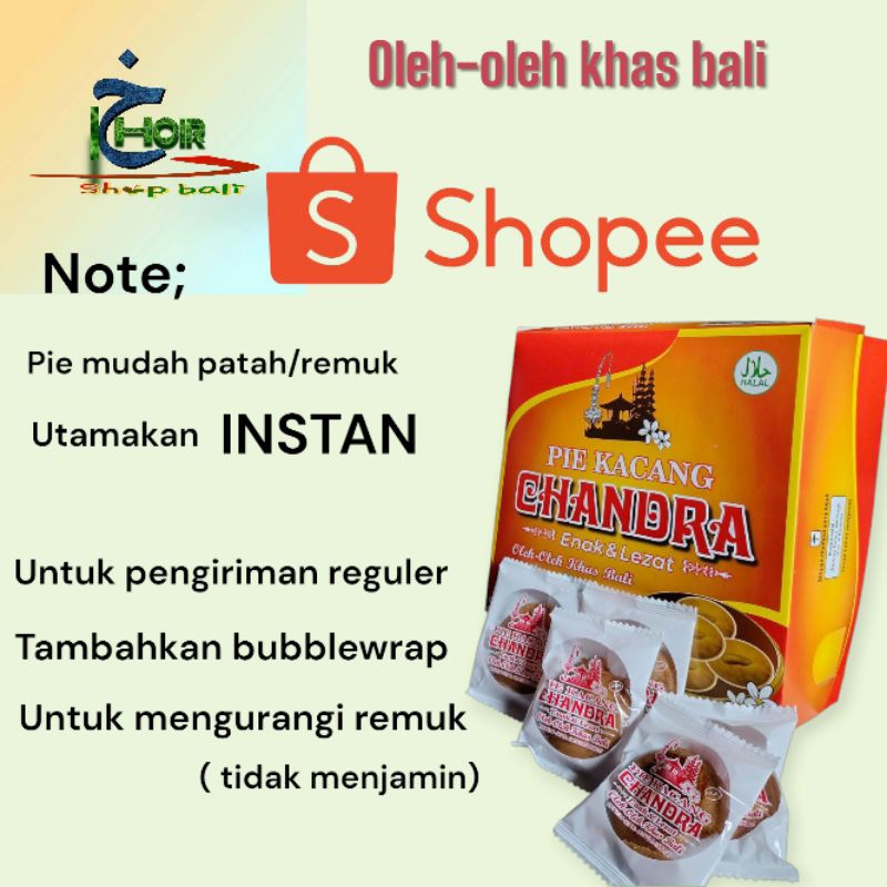 

PIE KACANG CHANDRA ISI 50 PCS FREE BOX
