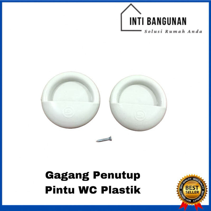 Gagang Penutup Pintu PVC / Plastik / Fiber Toilet / WC