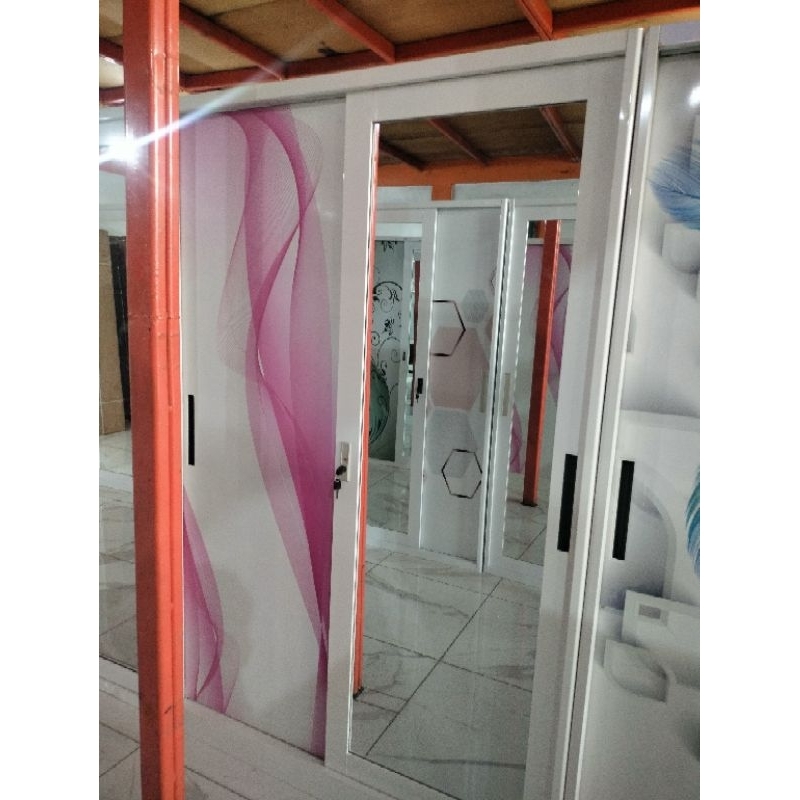 Lemari pakaian  besi + loker