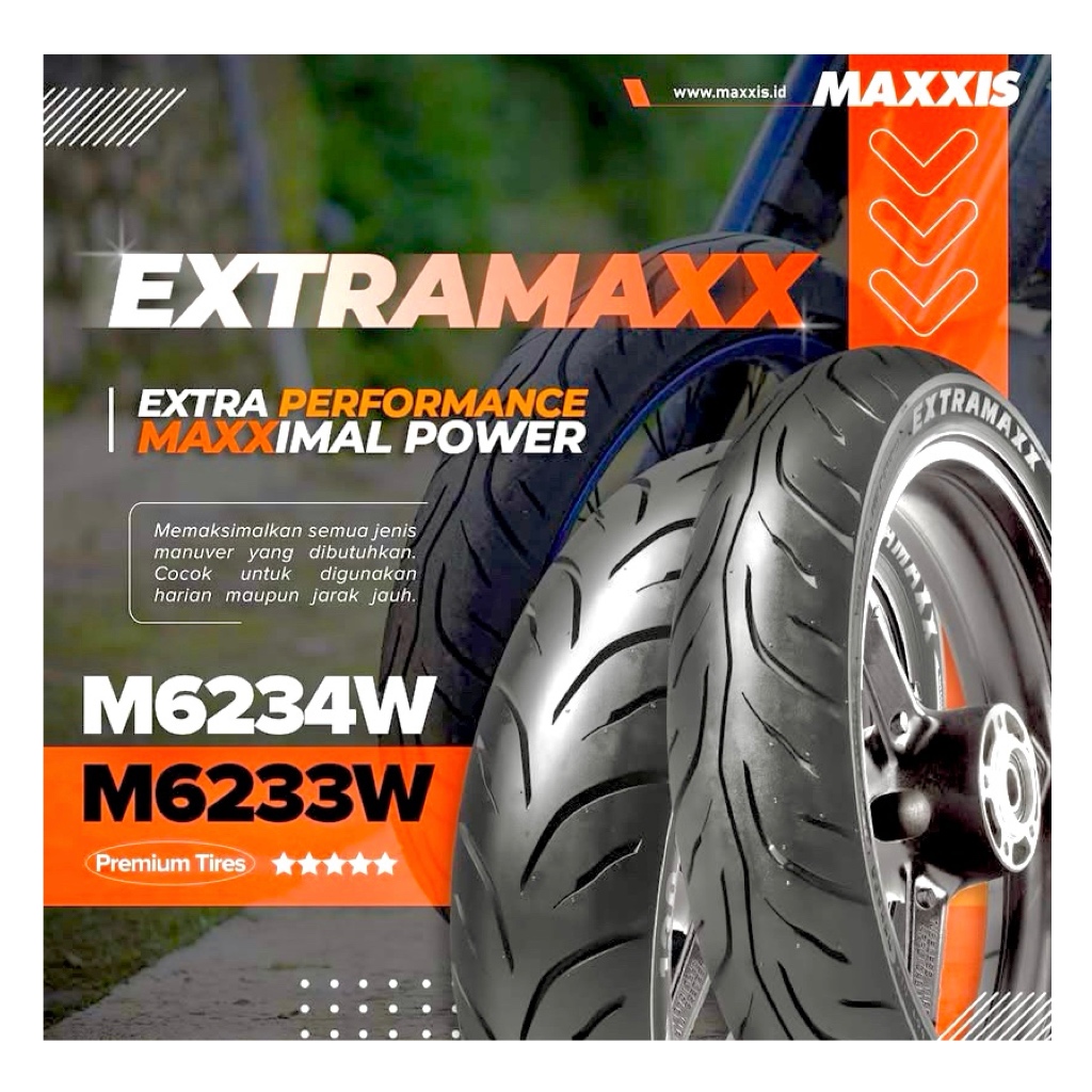 Ban Maxxis Extramaxx 110/70-17 + 160/60-17 Paket Hemat Depan Belakang