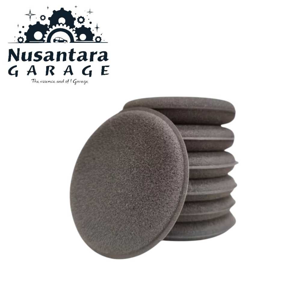 Pad Aplikator Busa Poles Waxing Spons Applicator Pad Impor Halus 10 CM Mobil Motor