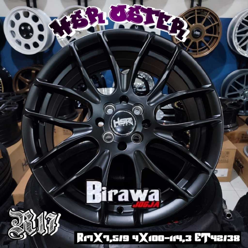 Velg Racing Ring 17 Mobil Avanza Xenia Mobilio Freed Livina Yaris - Velg HSR Oster R17 Lubang 4