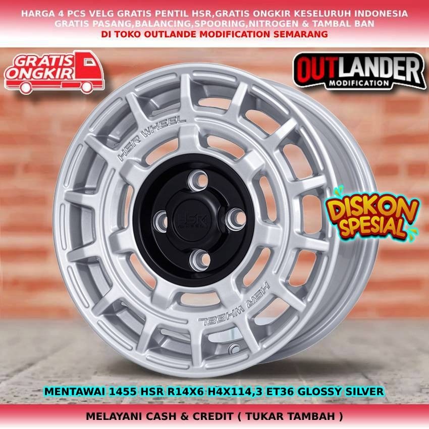 velg mobil model rally r14, velg mobil avanza xenia livina kijang lgx Eterna Galant hsr mentawai r14
