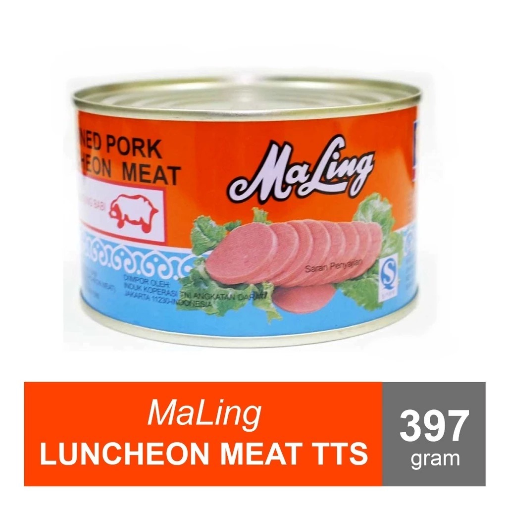 

Maling TTS 397gr | Daging Babi Kaleng Besar Pork Luncheon Meat - Non Halal Ham