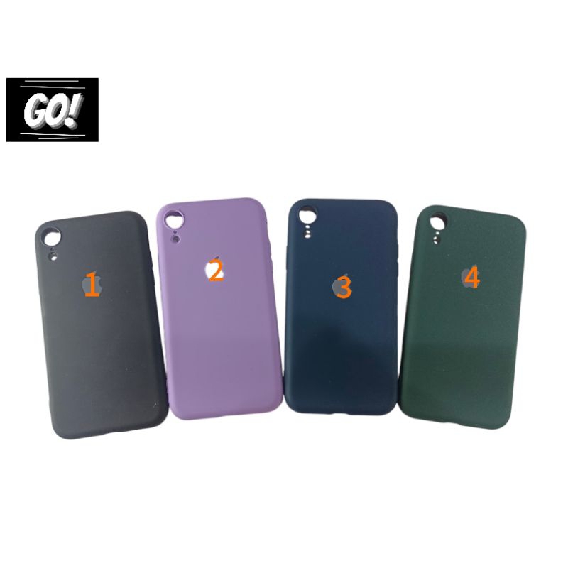 Silicone Case Anti Jamur iPhone XR Beludru