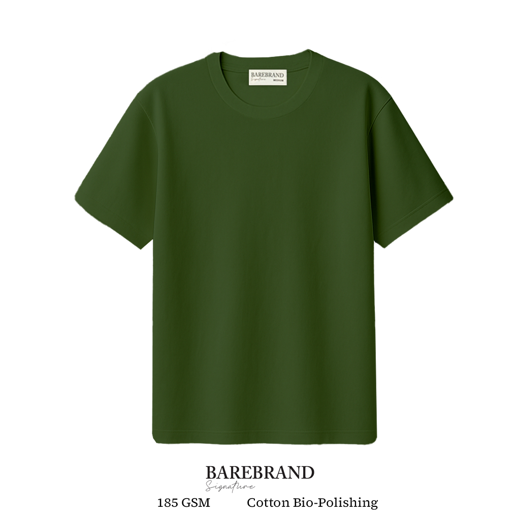 Barebrand Signature Tshirt Kaos Polos Forest Green