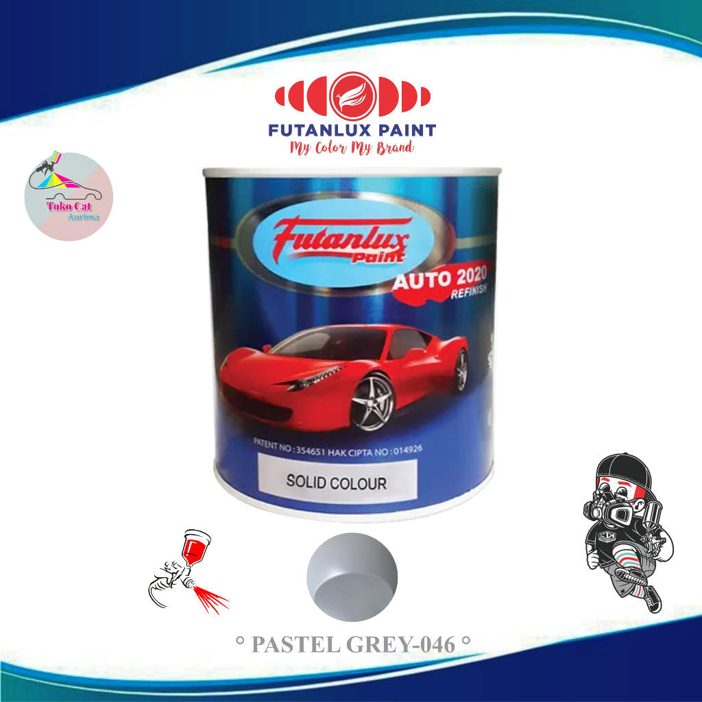 CAT DUCO FUTANLUX PASTEL GREY-046 CAT MOBIL MERK FUTANLUX 1LITER REPACK