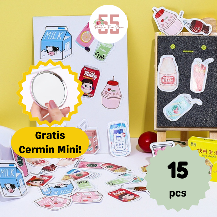 

Sticker Aesthetic Dekorasi Jurnal Scrapbook Motif Makanan Minuman - 088