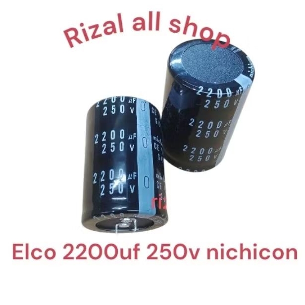 Elco 2200uf 250v Nichicon Original