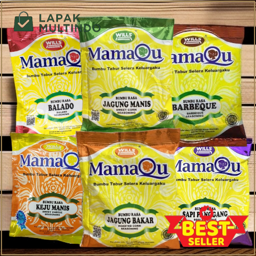

MAMAQU Bumbu Tabur Snack 100gr Aneka Rasa Balado Jagung Manis Barbeque Jagung Bakar Keju Manis Sapi Panggang