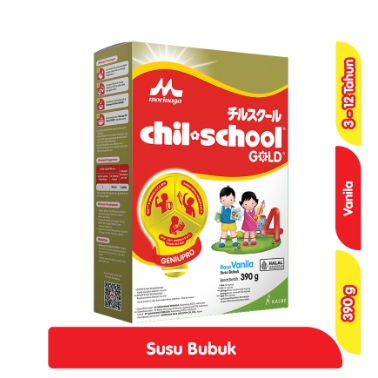 

Morinaga chil-school 4 Gold Susu Bubuk Pertumbuhan Anak 3-12 Tahun Vanila 390 g