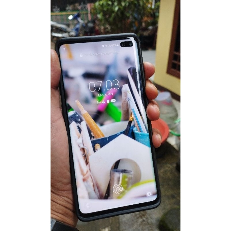 Lcd Samsung S10 Plus ori copotan