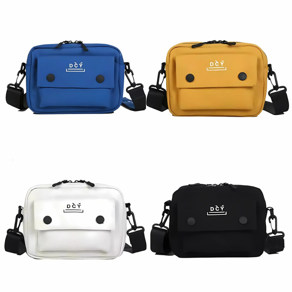 dem_sare - Tas Selempang Slingbag kanvas unisex pria wanita Slingbag Mini Fashion Anak Remaja Kekini