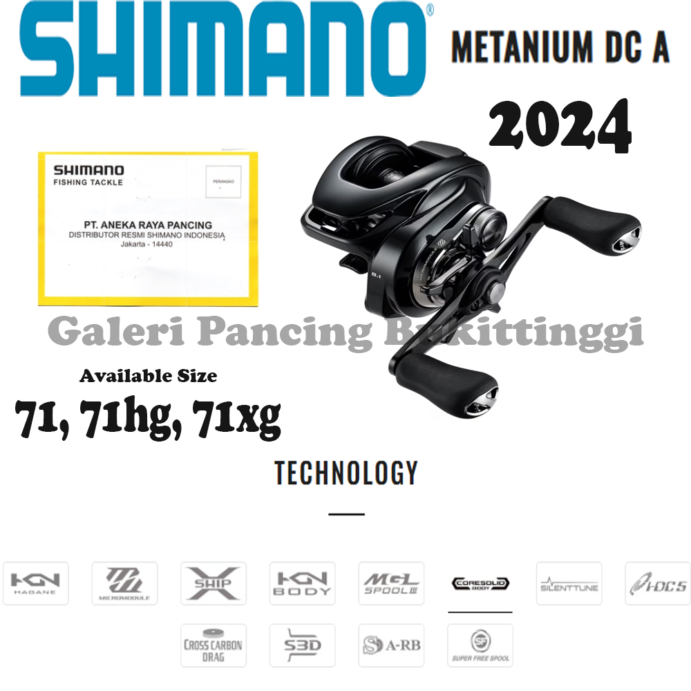 Reel BC Shimano Metanium DC 71 71HG 71XGA 2024 - Japan - Handle Kiri