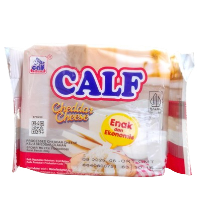 

CALF KEJU CHEDDAR SERBAGUNA 200GR