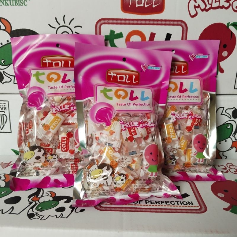 

Permen TOLL Milk Candy 120gr isi 30pcs / Toll Milk Candy Permen Viral Murah