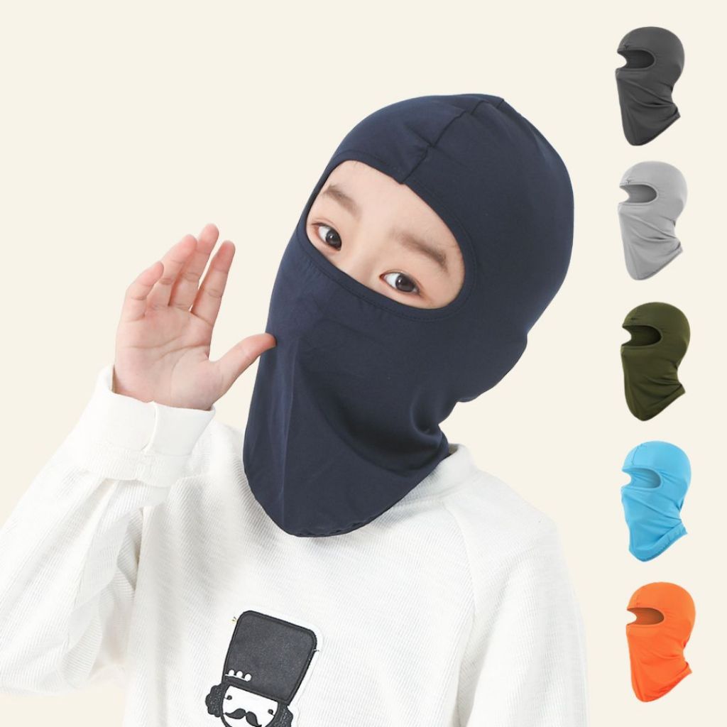Masker Ninja Balaclava Anak Anti Debu Pelindung Wajah Motor Sepeda Olahraga - RTC