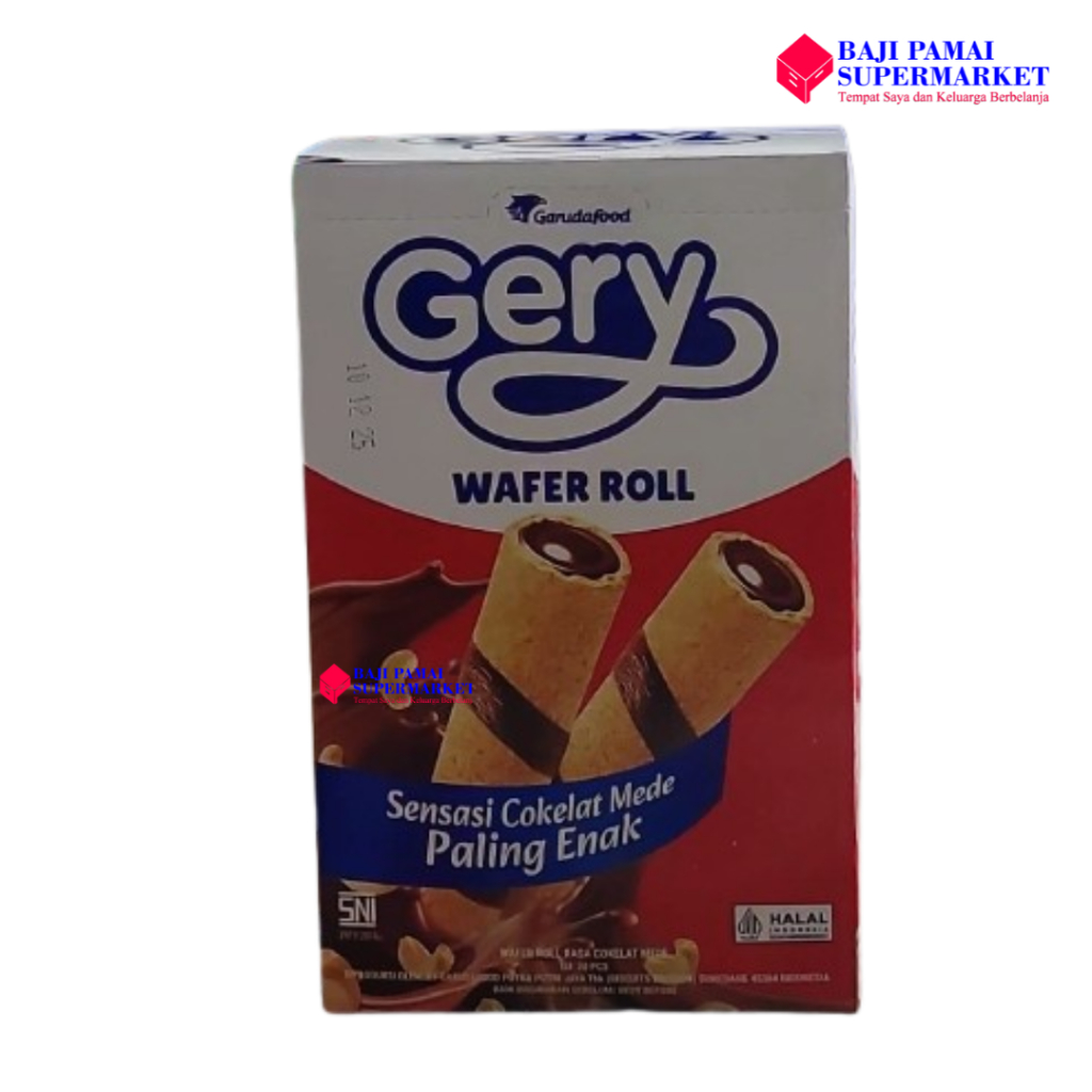 

Gery Wafer Roll Cokelat Mede isi 20