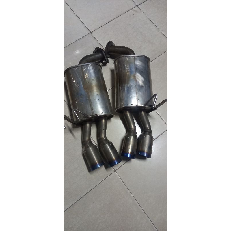 muffler hks civic turbo original