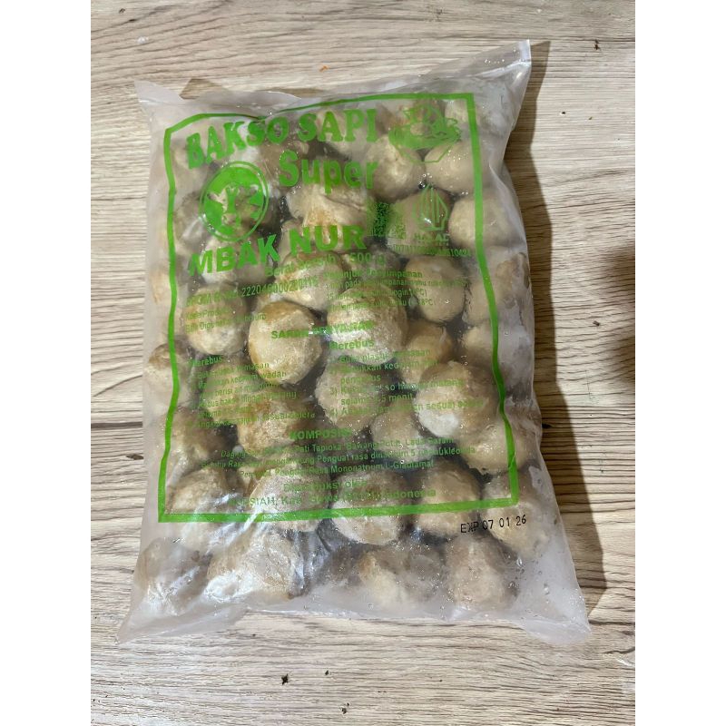 

MBAK NUR BAKSO SUPER 500GR