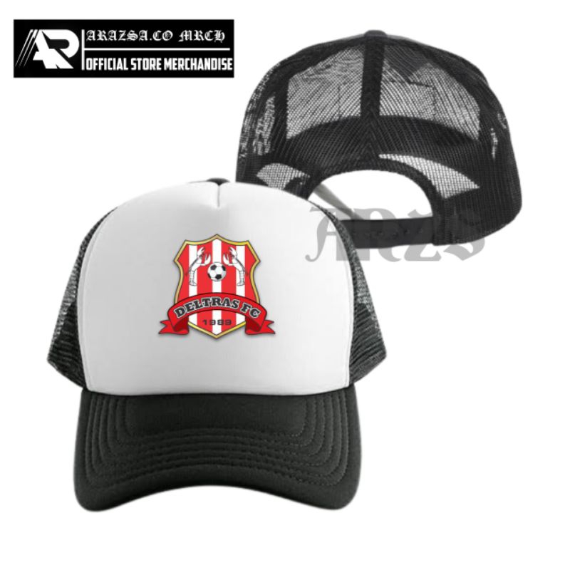 Topi jaring Deltras Sidoarjo - Topi Deltras FC - Topi bola