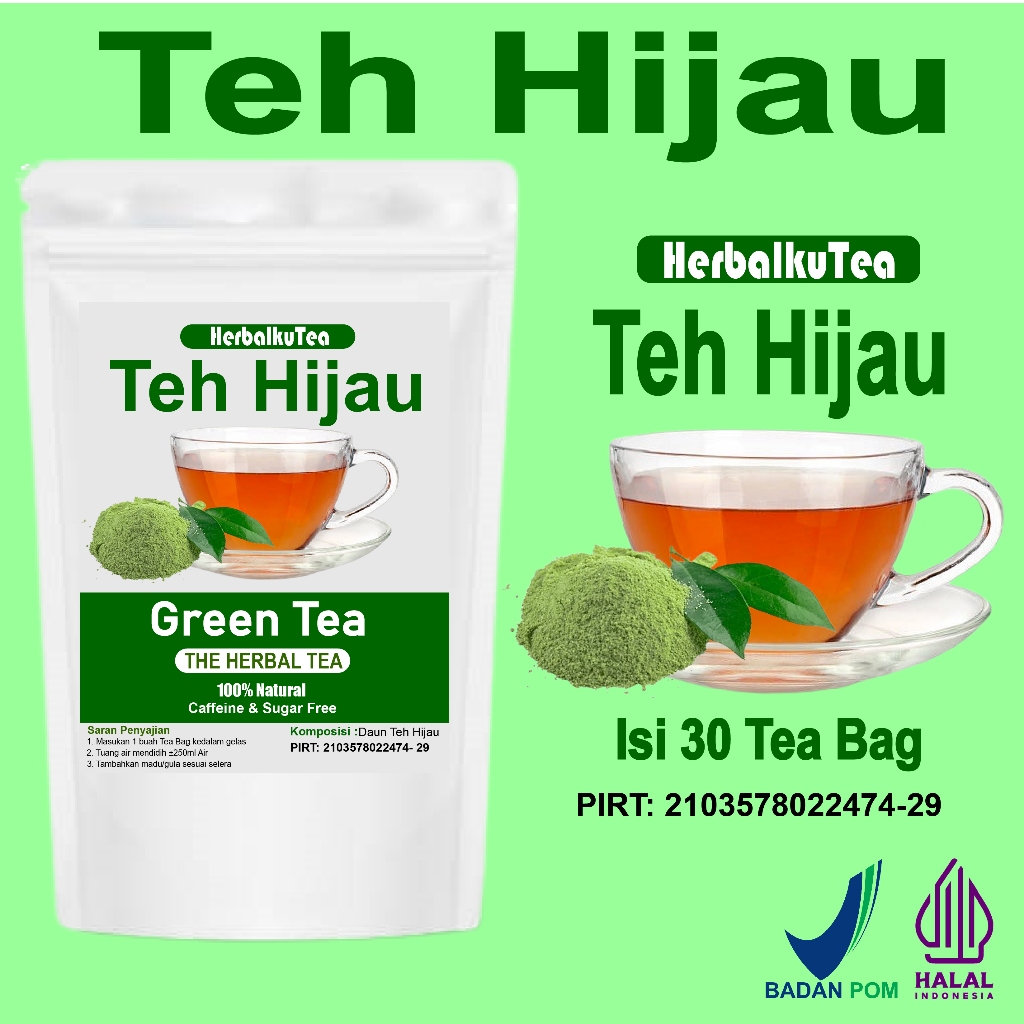 

TEH HIJAU / GREEN TEA - HerbalkuTea