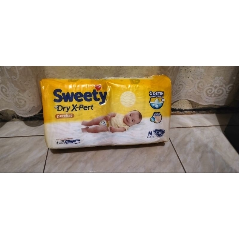 PAMPERS SWEETY SIZE M 40