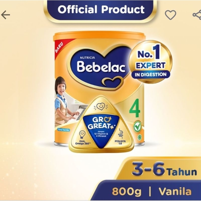 

BEBELAC 4 VANILA 800GR