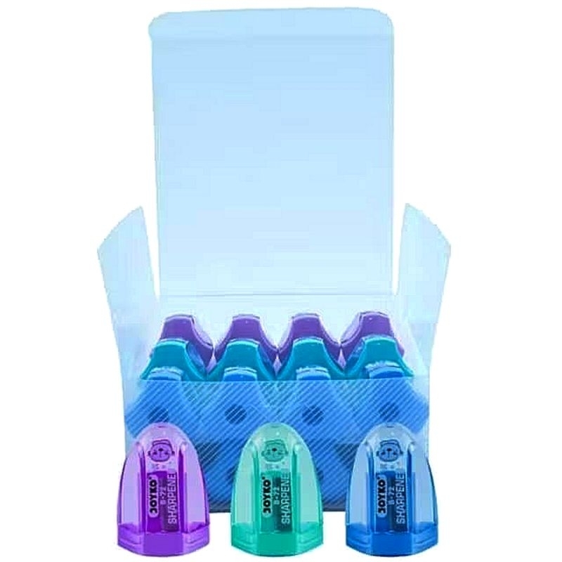 

Rautan serutan pensil joyko B 72 1 box isi 24 pcs mix warna