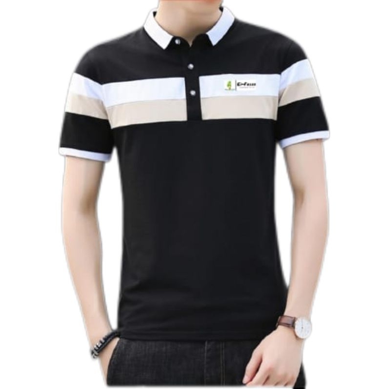 kaos polo pria t-shirt motif kekinian original