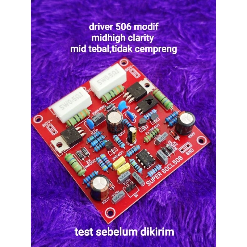 kit driver socl 506 modif midhigh clarity mid tebal tidak cempreng