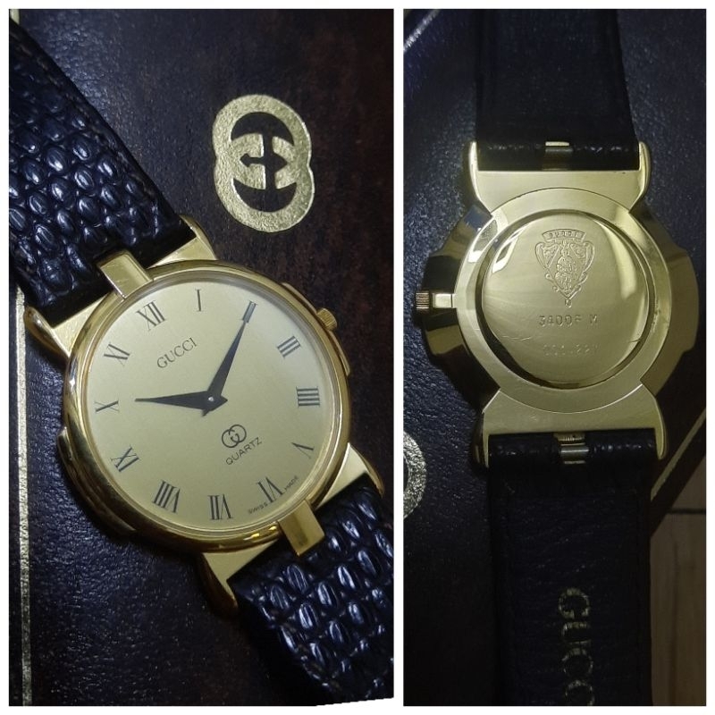 Jam Tangan Gucci 4500FM Vintage Swiss Original Bekas Preloved Second