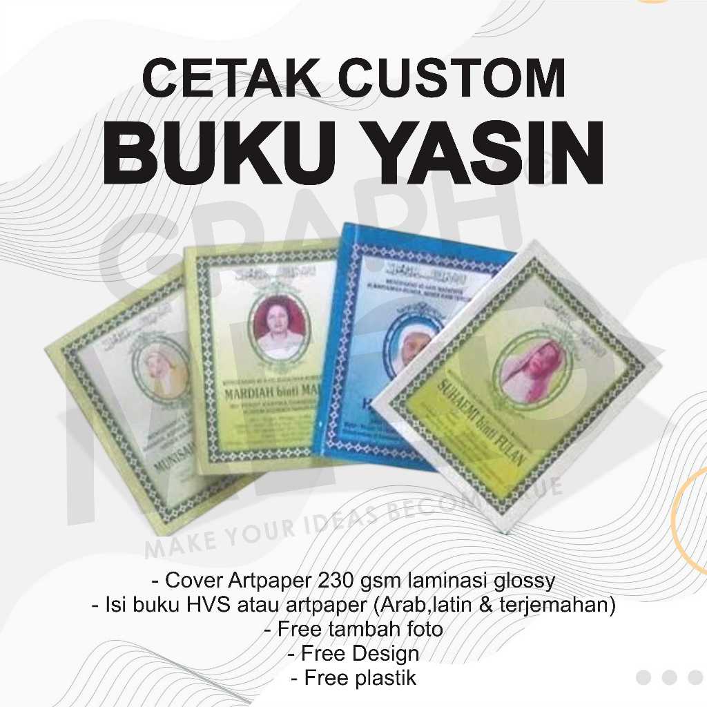 

Cetak Buku Yasin Custom Foto, Nama, dll