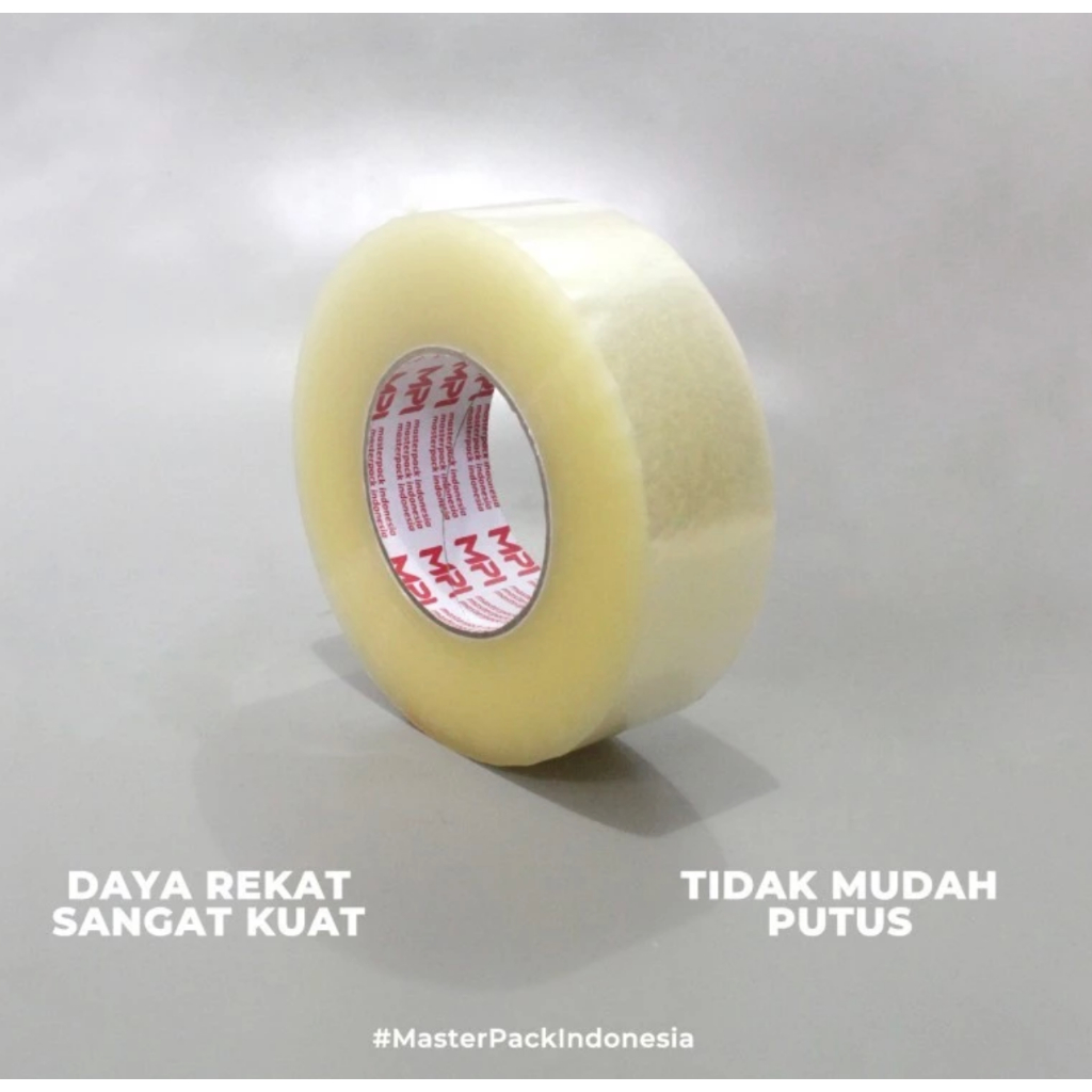 

Lakban Bening - Lakban Cokelat MPI Ekomonis 100 Yard 1 DUS 45MM