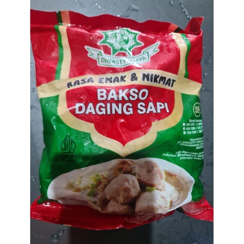 

bakso daging sapi merek dinasty djaya