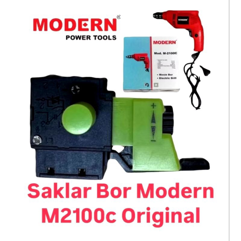Saklar bor modern m2100 bolak balik/ switch bor modern m2100
