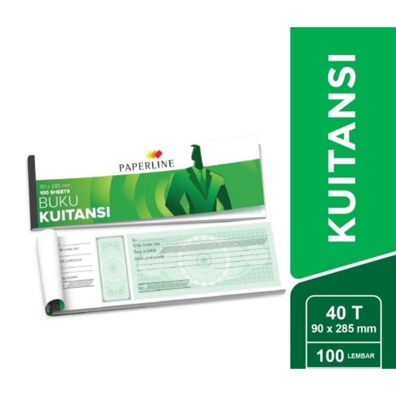 

Kwitansi Paperline KT 40T/1 Pack isi 10 Pcs