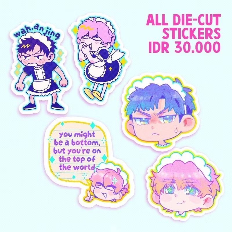 

radijordan bl au diecut sticker set