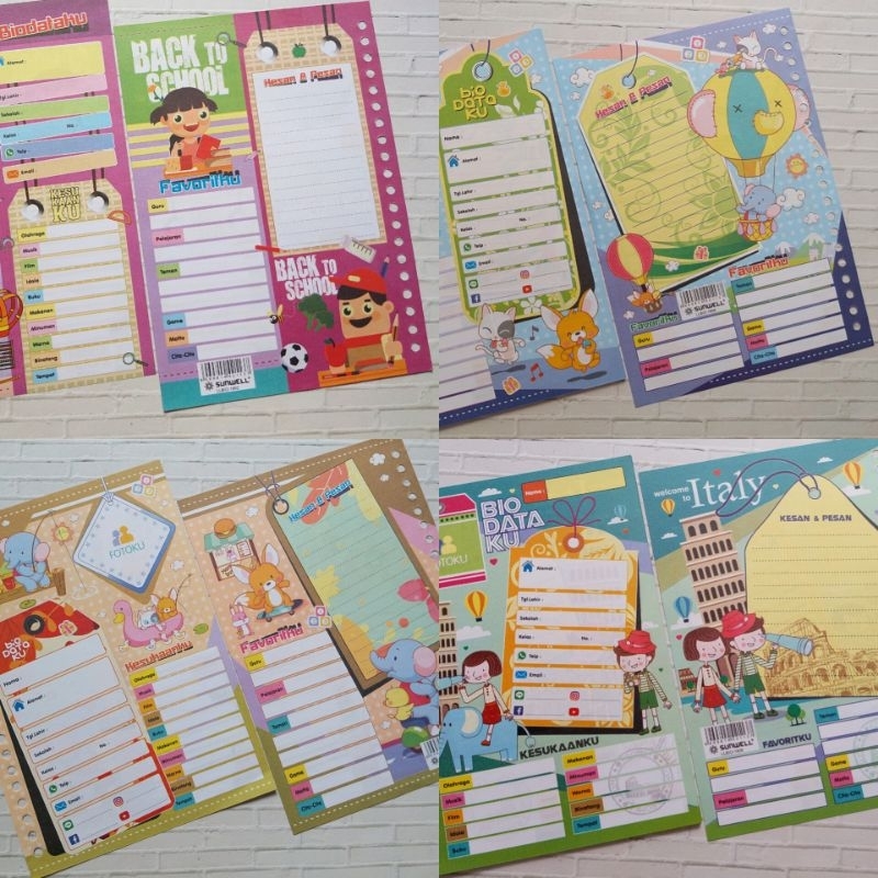

ISI BINDER KECIL/LOOSE LEAF UK A5-20LBR BIODATA SUNWELL